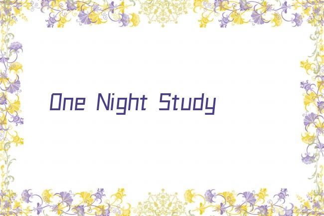 One Night Study剧照